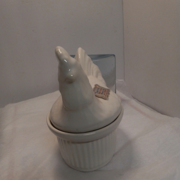 French Chef Gourmet Cookware Rooster Gravy Server California Pottery Ovenproof - Picture 4 of 11